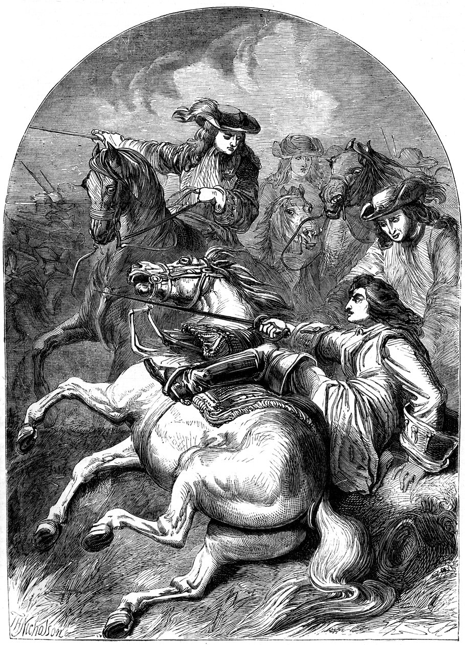 Slaget vid Malplaquet, 1709, 1800-talet av Unbekannt