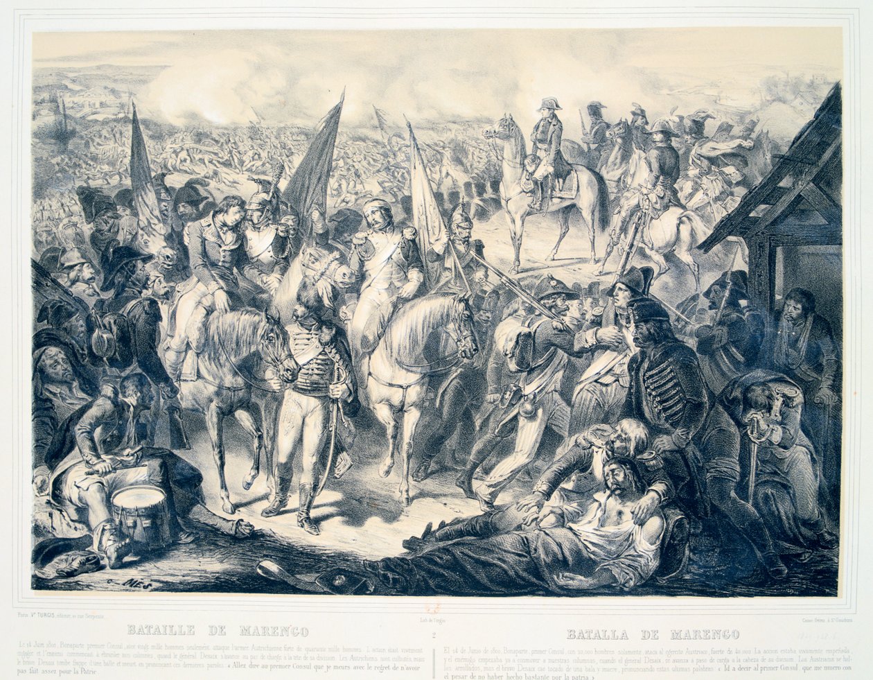 Slaget vid Marengo, 14 juni 1800 av Unbekannt