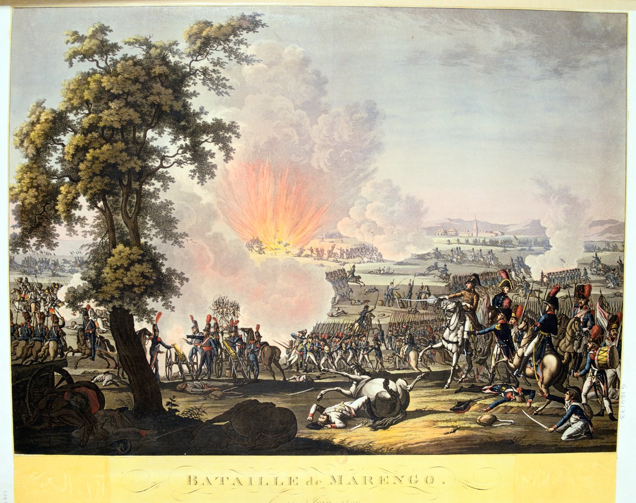 Slaget vid Marengo, 14 juni 1800 av Unbekannt