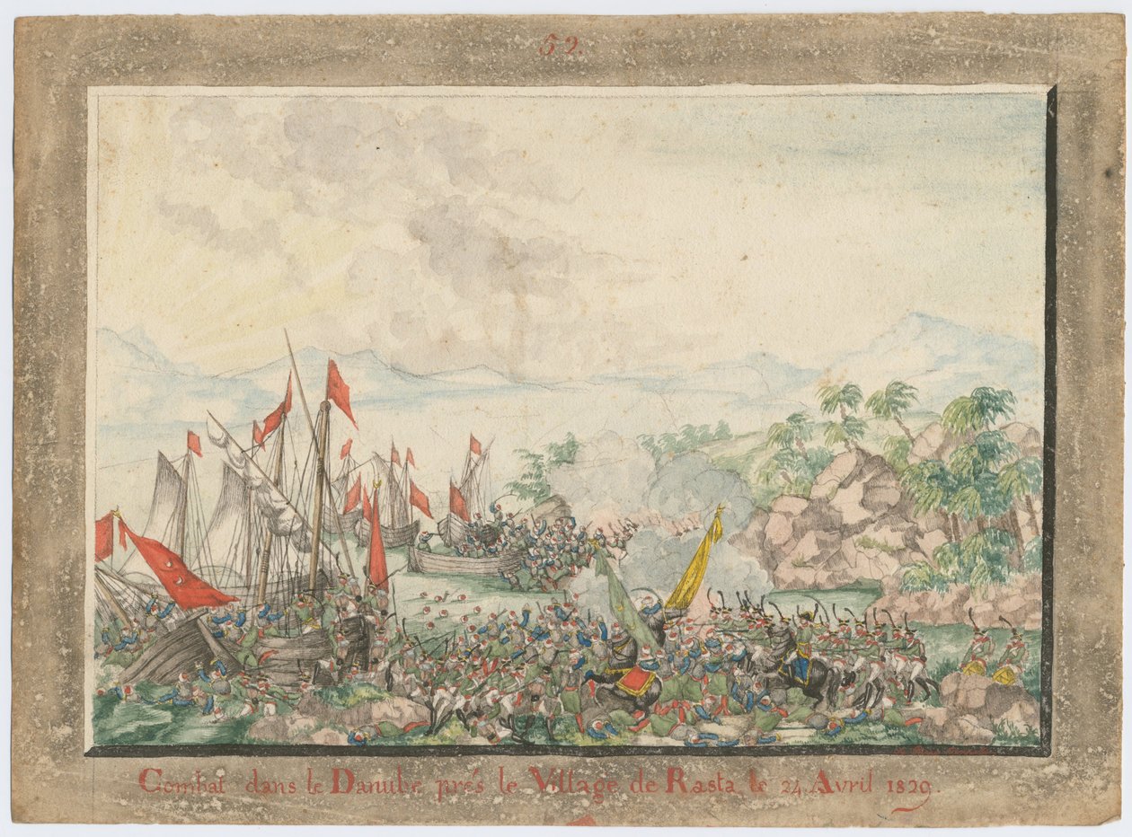 Slaget vid Donau 1828, 1829 av Unbekannt