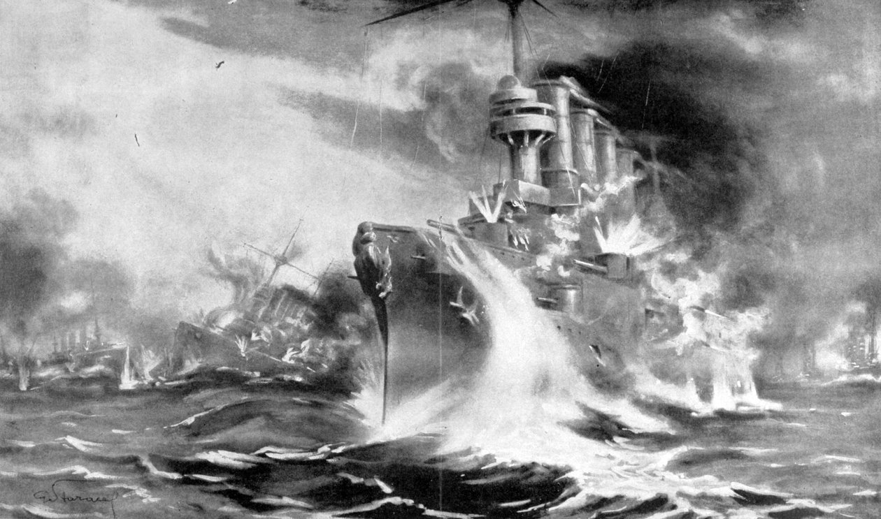 Slaget vid Falklandsöarna, 8 december 1914, 1915 av Unbekannt