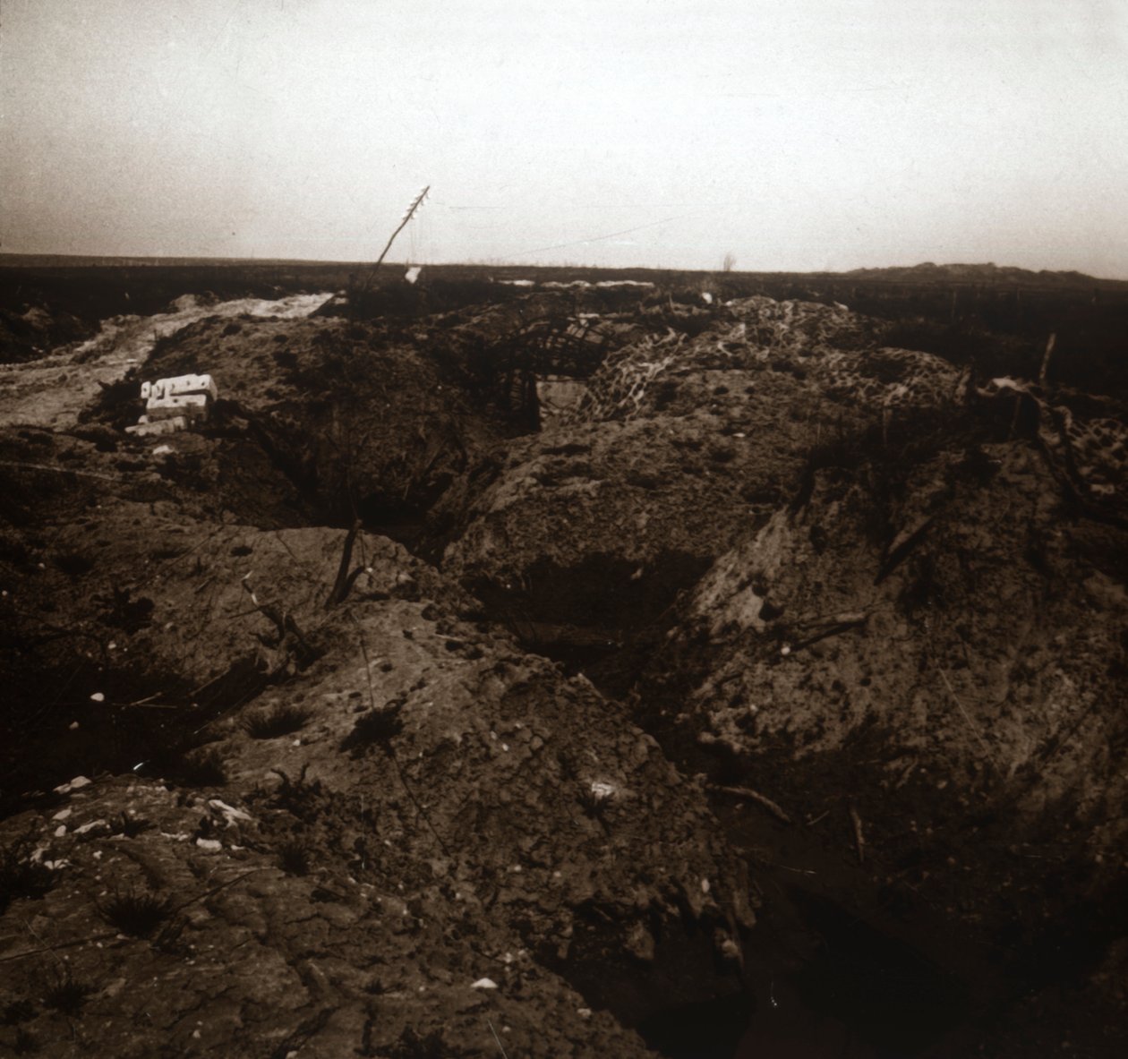 Battlefield, Craonne, norra Frankrike, c1914-c1918 av Unbekannt