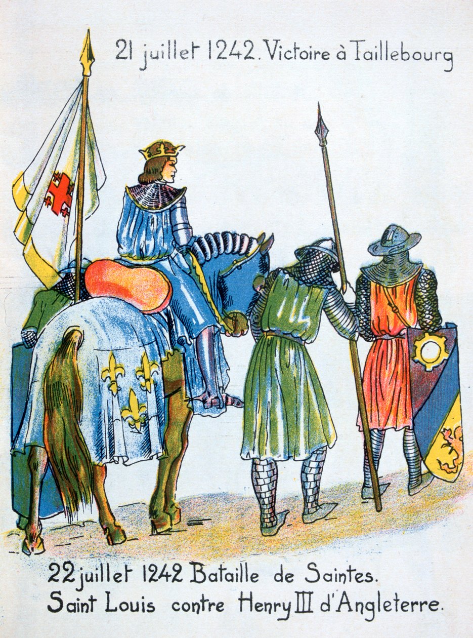 Slaget vid Taillebourg och Saintes, Frankrike, 21 och 22 juli 1242, 1900-talet av Unbekannt