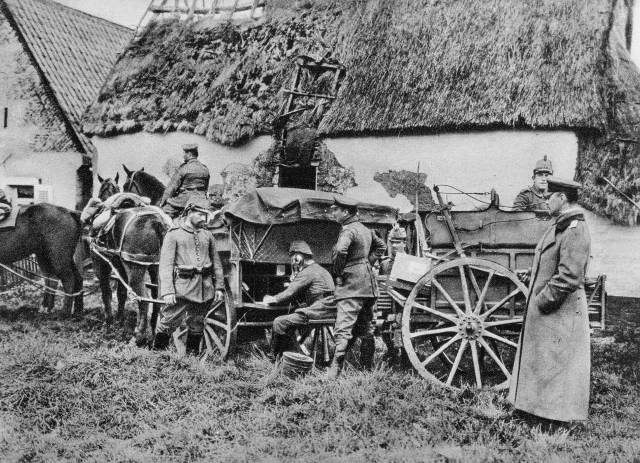 Bayerns mobila fälttelefonenhet, första världskriget, 1915 av Unbekannt