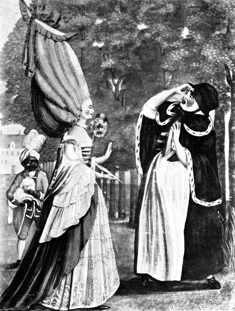 Var inte förvånad kära mor, det är verkligen din dotter Anne, 1770 av Unbekannt