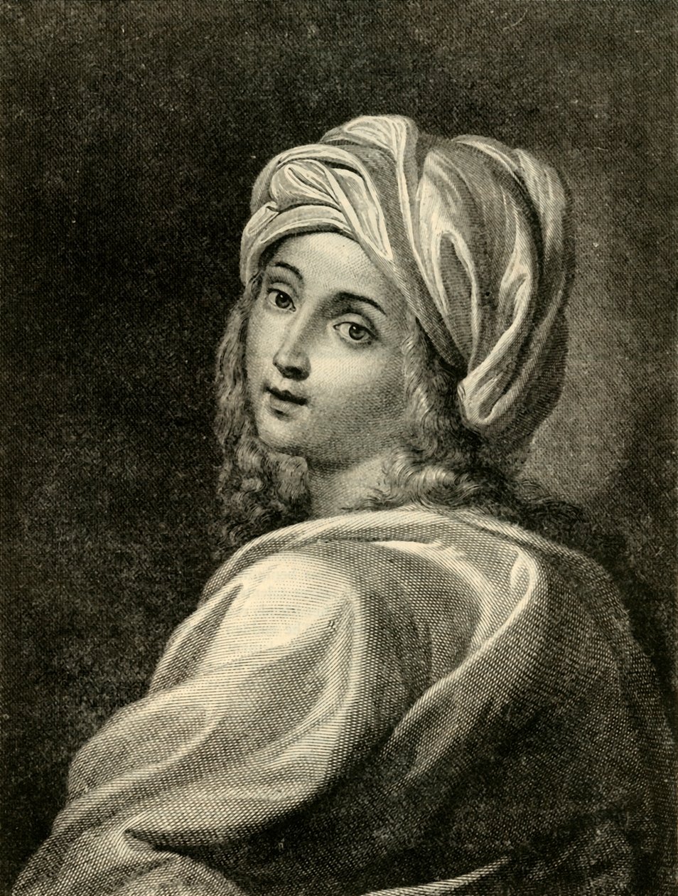 Beatrice Cenci efter målningen av Guido Reni, 1882. av Unbekannt