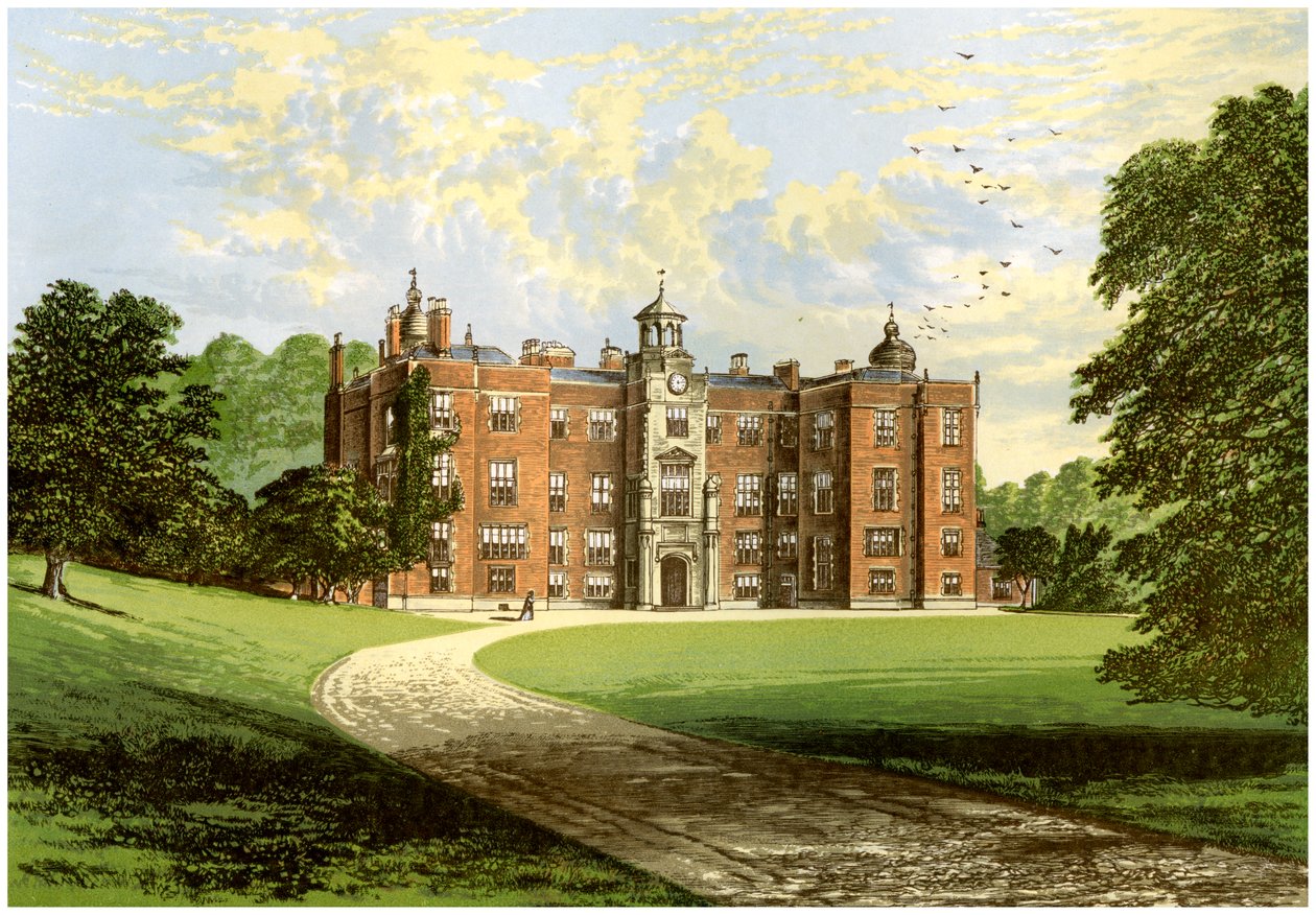 Beaudesert, Staffordshire, hem för markisen av Anglesey, c1880 av Unbekannt