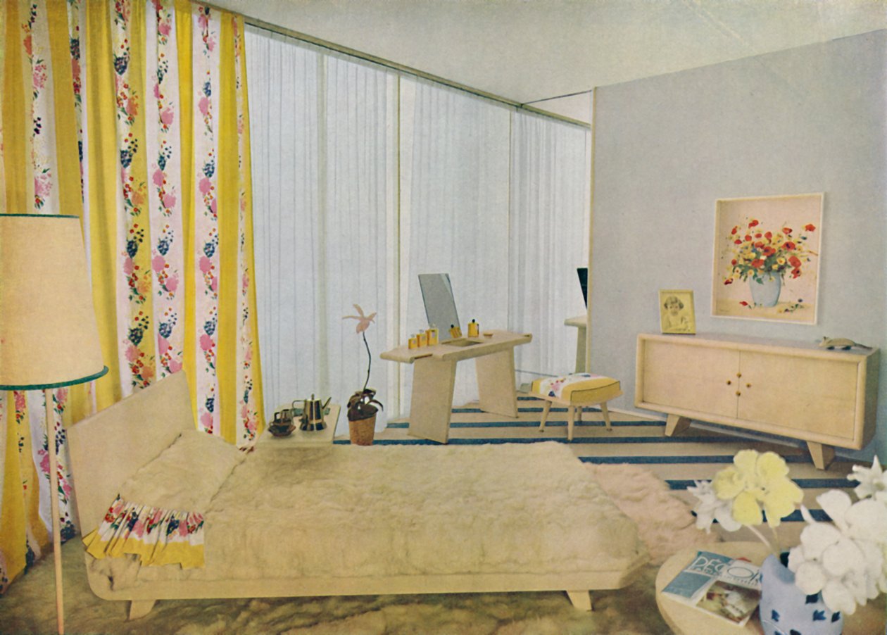 Sovrum Designat av Suzanne Guiguichon, 1939. av Unbekannt
