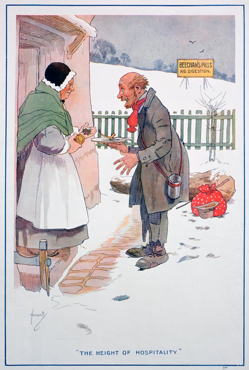 Beechams Pills-annons, 1913 av Unbekannt
