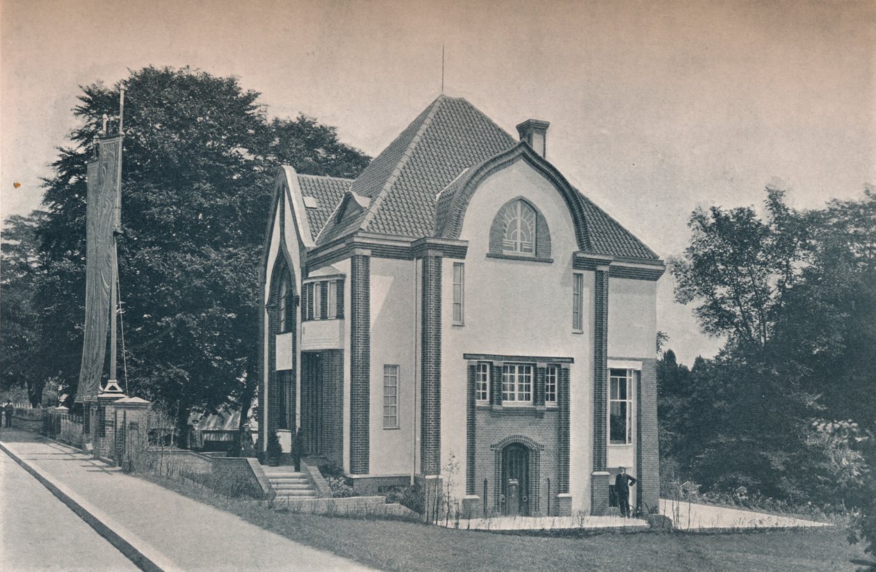 Behrens hus, ritat av Peter Behrens, 1901 av Unbekannt