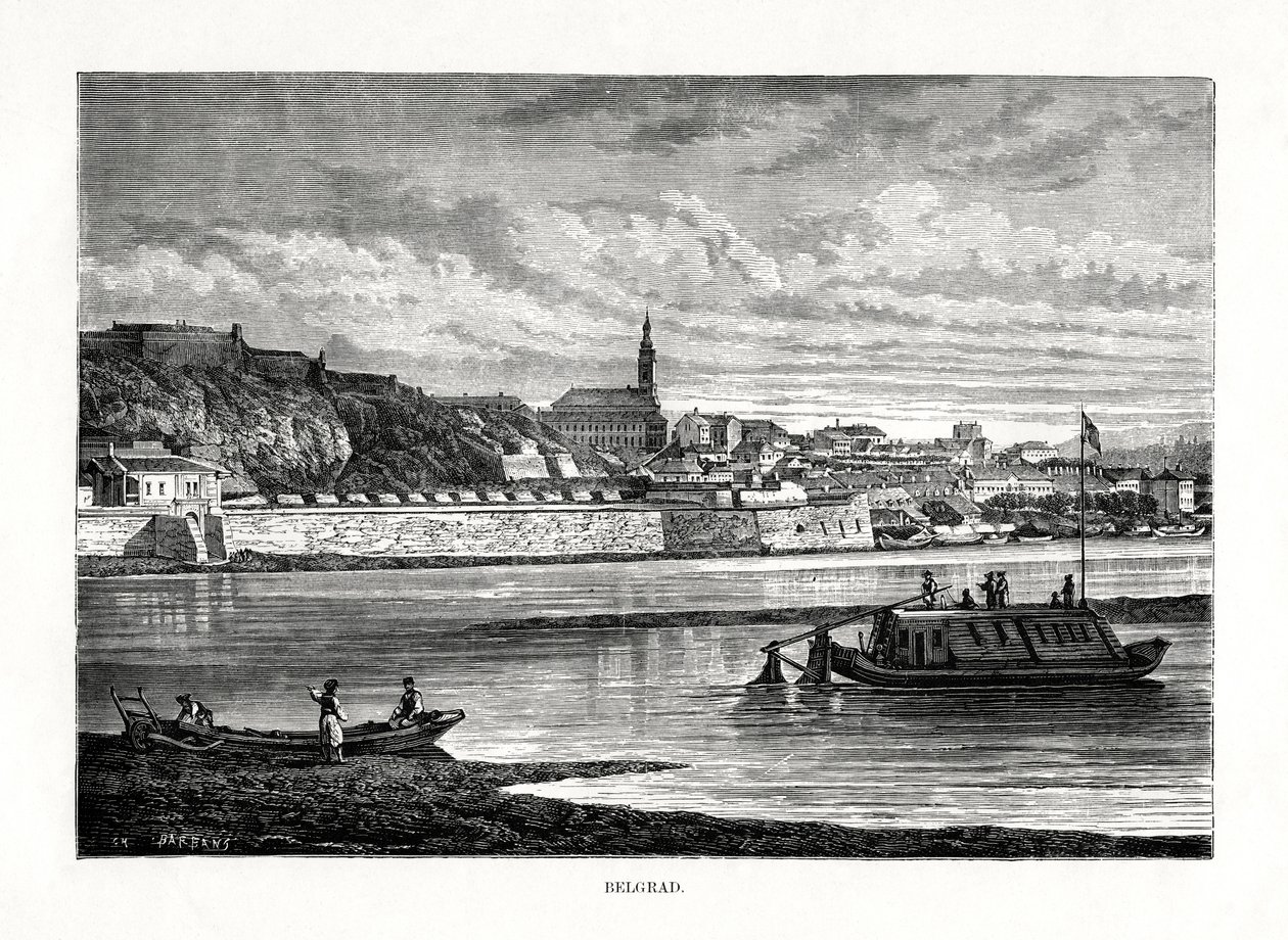 Belgrad, Serbien och Montenegro, 1879 av Unbekannt