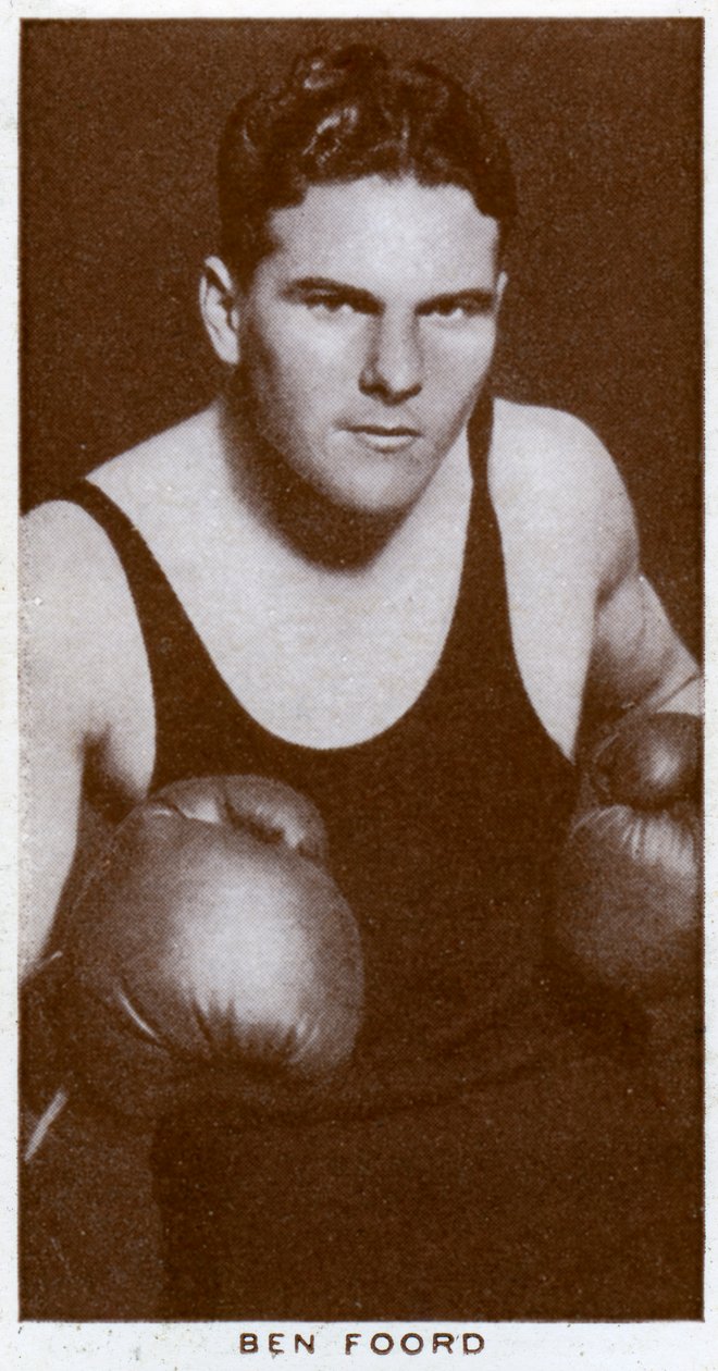 Ben Foord, sydafrikansk boxare, 1938 av Unbekannt