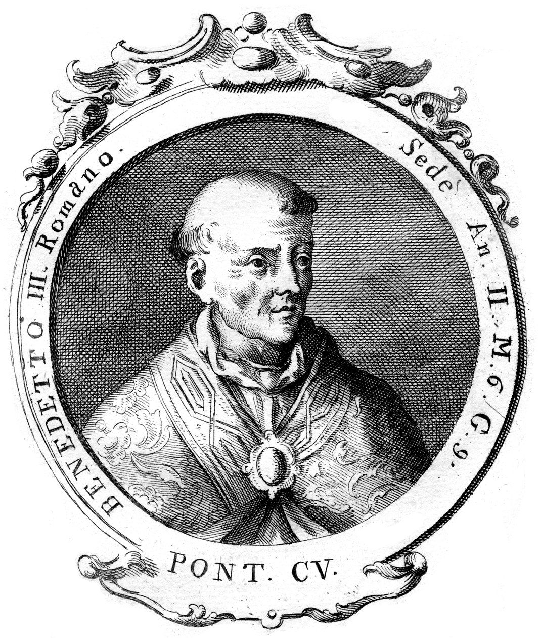 Benedikt III, påve i den katolska kyrkan av Unbekannt