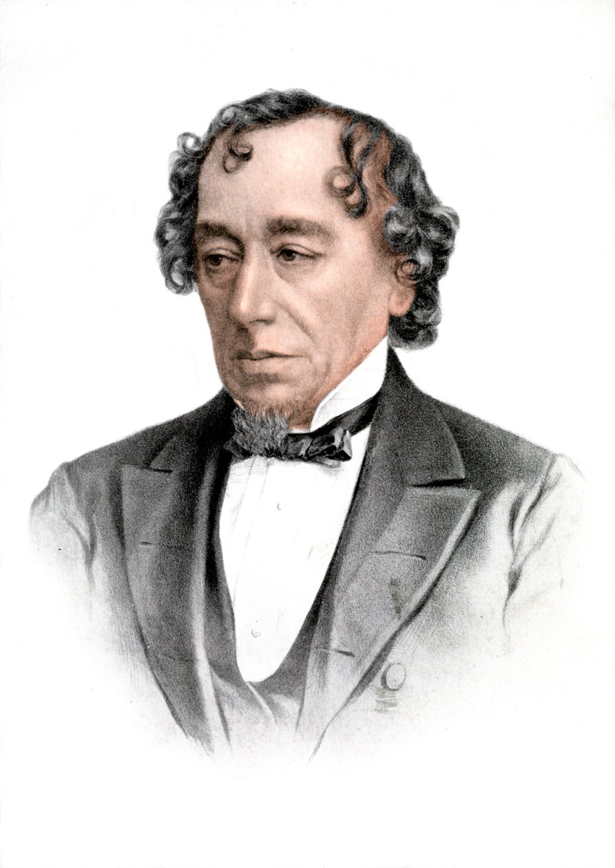 Benjamin Disraeli, engelsk statsman och litterär person från 1800-talet, 1905 av Unbekannt