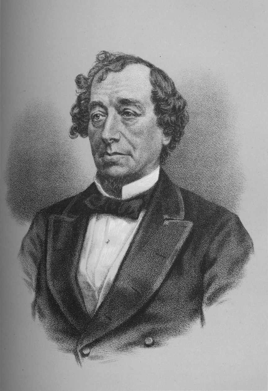 Benjamin Disraeli, Earl of Beaconsfield, brittisk statsman, c1868 1936 av Unbekannt