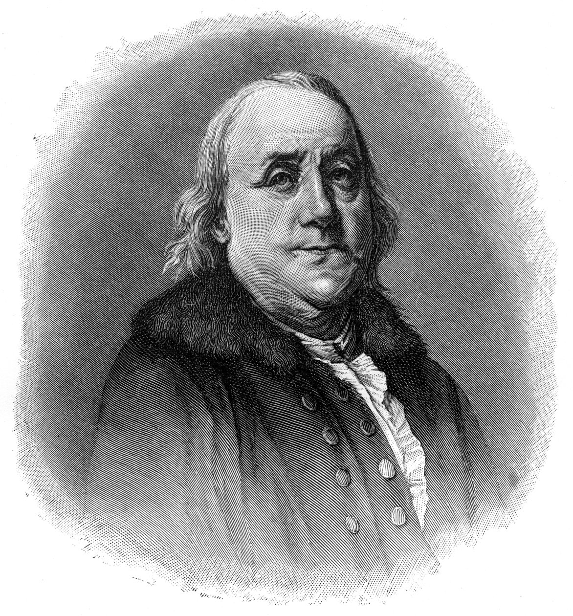 Benjamin Franklin, amerikansk vetenskapsman, uppfinnare och statsman från 1700-talet, 1901 av Unbekannt