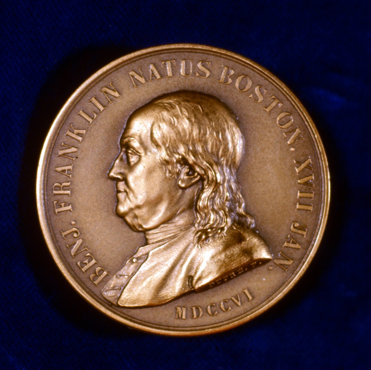 Benjamin Franklin, amerikansk vetenskapsman, uppfinnare och statsman, 1806 av Unbekannt