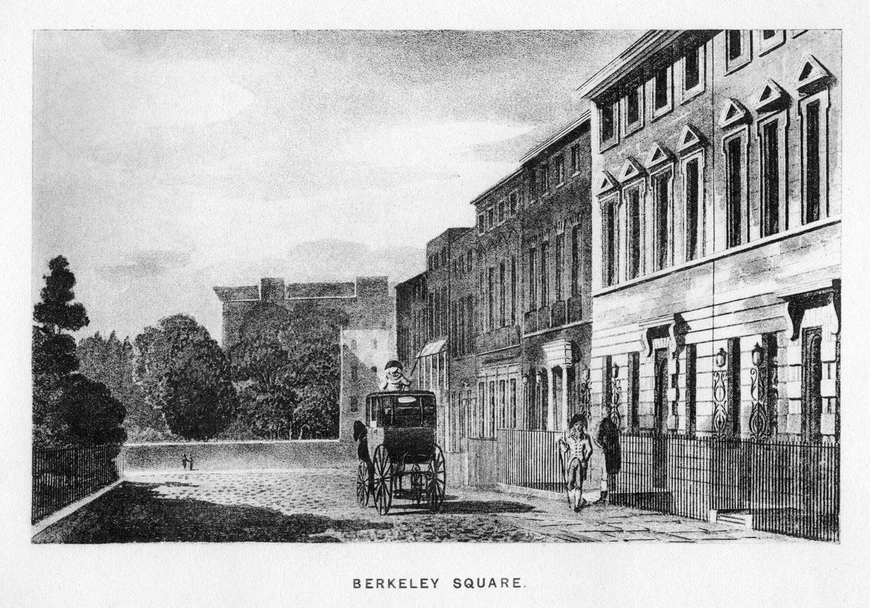 Berkeley Square, London, c1700-talet 1907 av Unbekannt