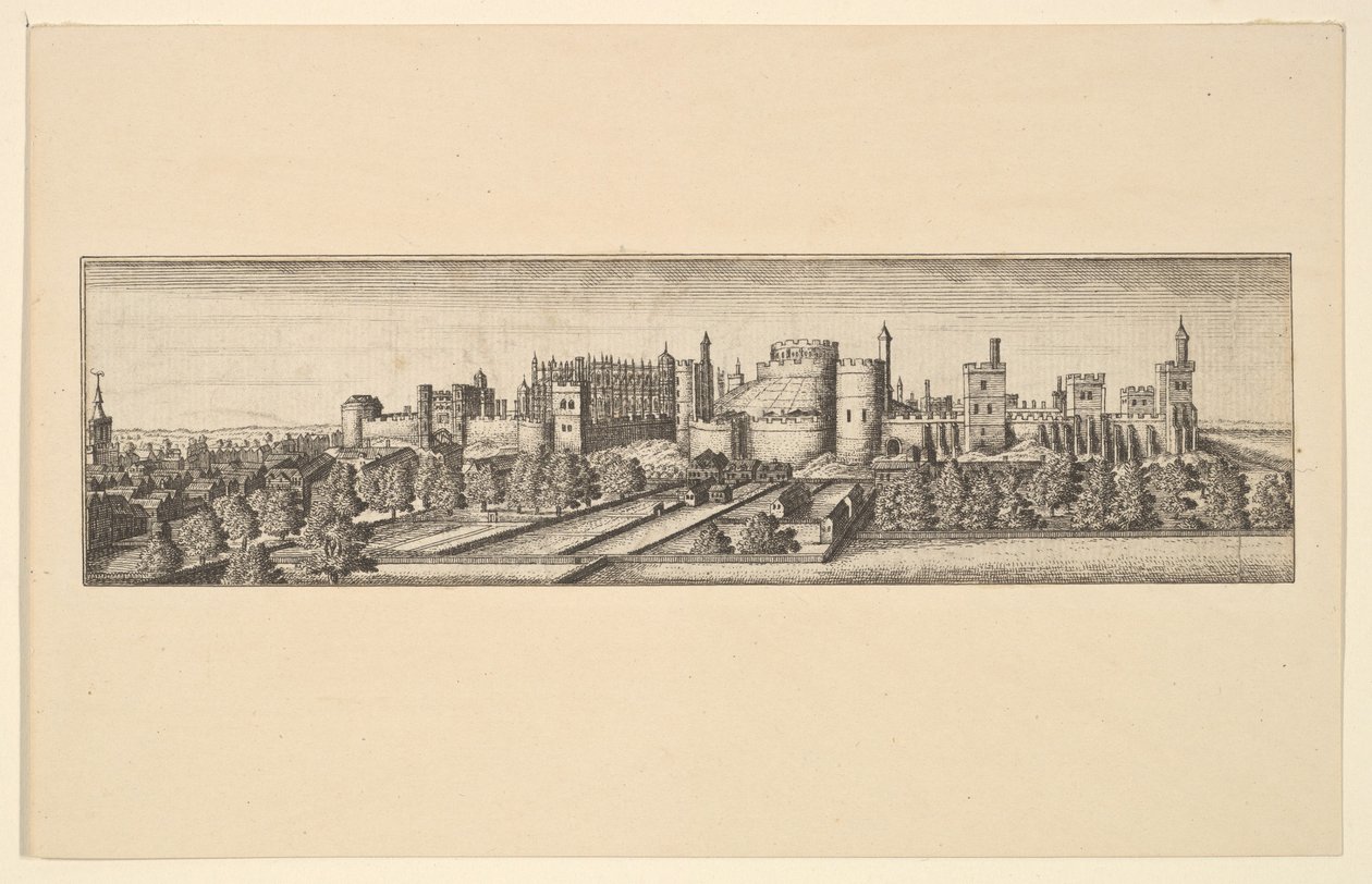 Berkshire, med Windsor Castle, efter 1666. av Unbekannt