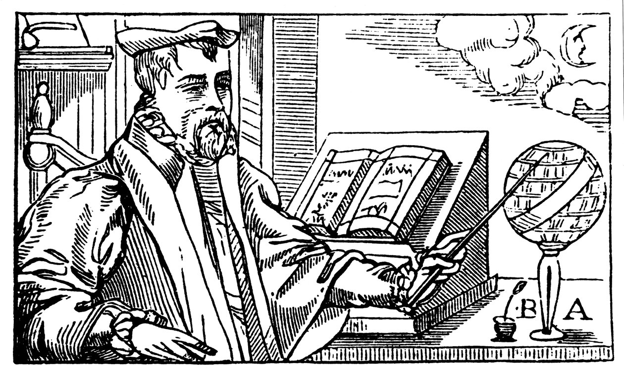 Bernard Abattia, fransk astrolog från 1500-talet, 1572 av Unbekannt