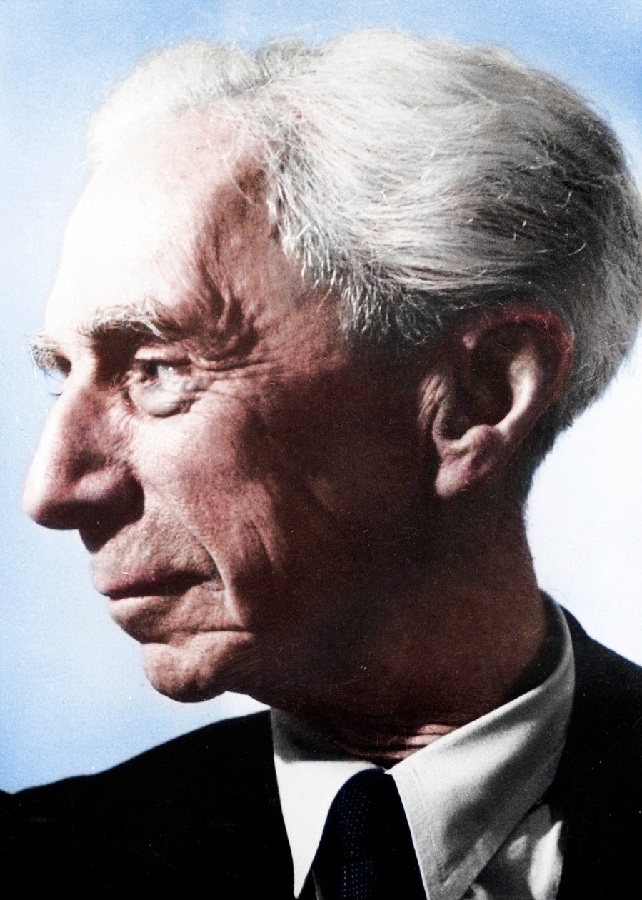 Bertrand Arthur William Russell 1872-1970, brittisk filosof och matematiker av Unbekannt
