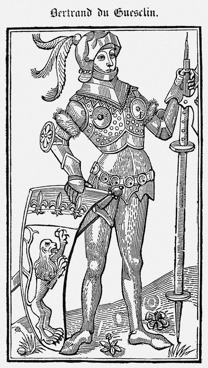 Bertrand du Guesclin Från The Book of Deeds of Sir Bertrand du Guesclin, 1487 av Unbekannt