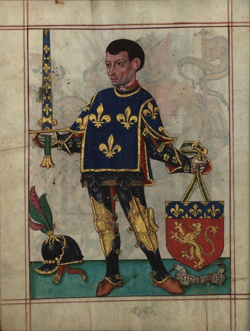 Bertrand du Guesclin från Livro do Ameiro-Mor, 1509 av Unbekannt