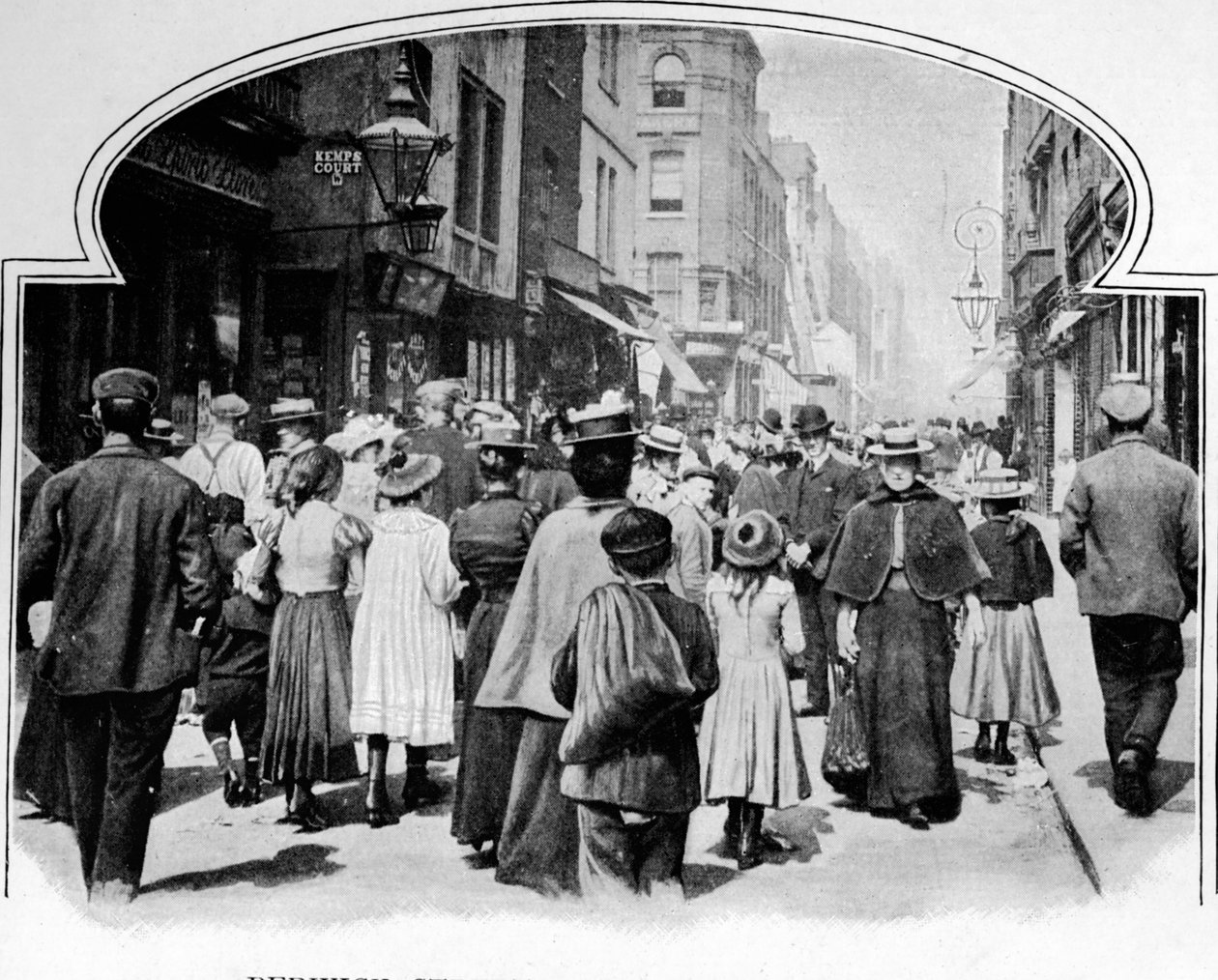 Berwick Street på en söndagsmorgon, c1901 1901 av Unbekannt