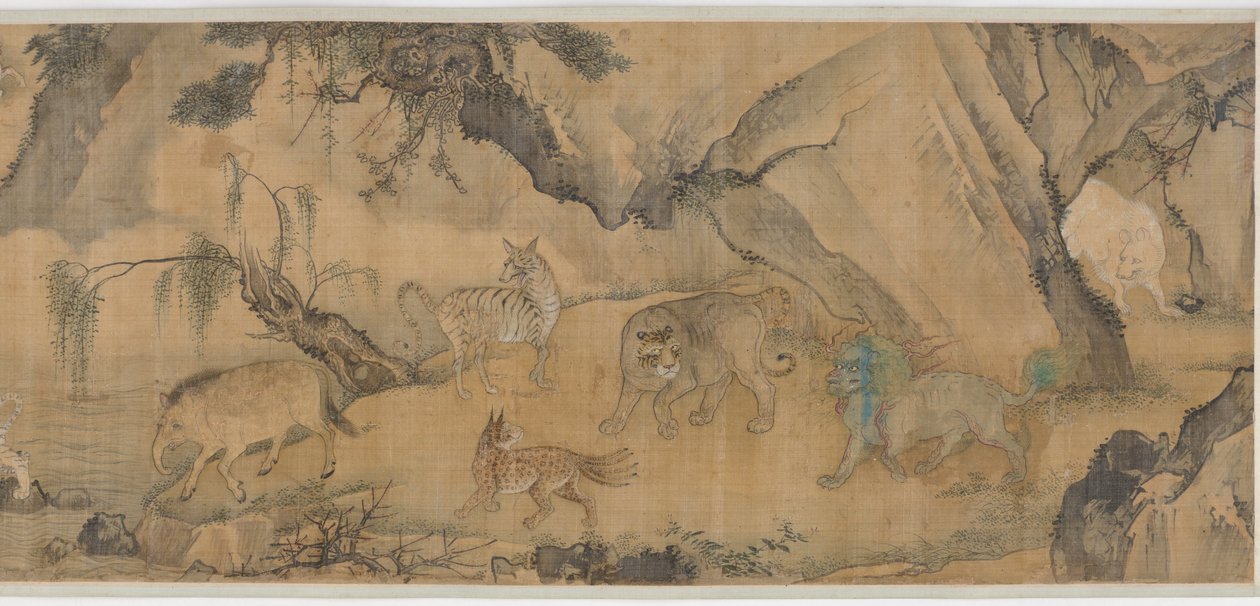 Bestiary av verkliga och imaginära djur, Mingdynastin, 1368-1644. av Unbekannt