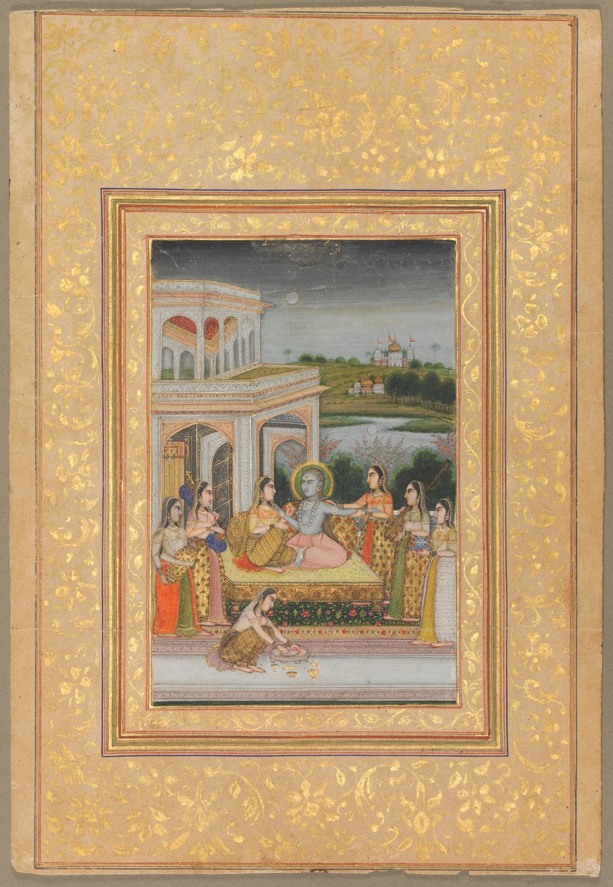 Bhairava Raga, tidigt 1800-tal. av Unbekannt