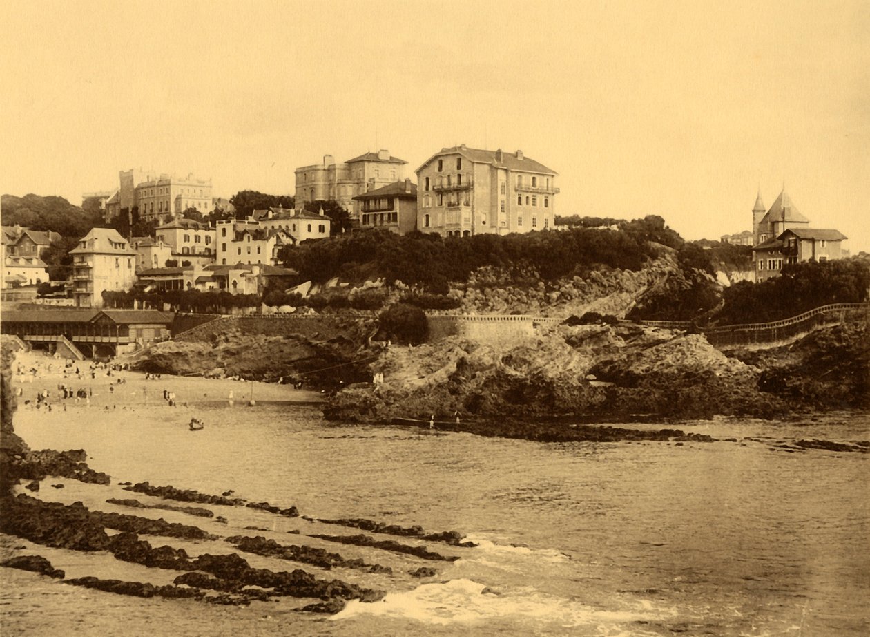 Biarritz - Den gamla hamnen, c1930. av Unbekannt