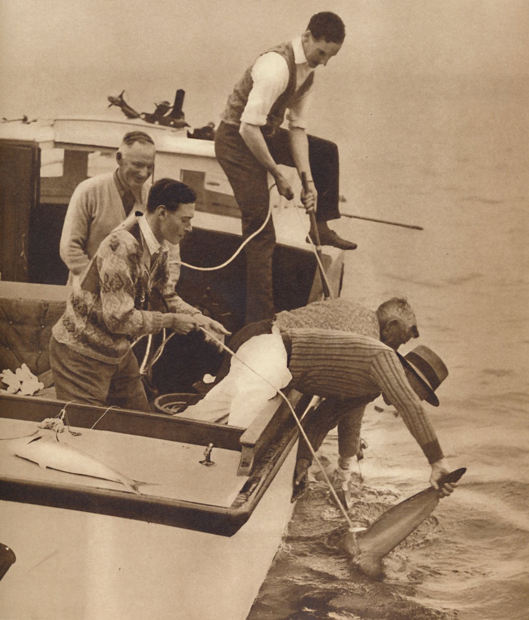Big Game Fishing, Bay of Islands, Nya Zeeland, c1927, 1937 av Unbekannt