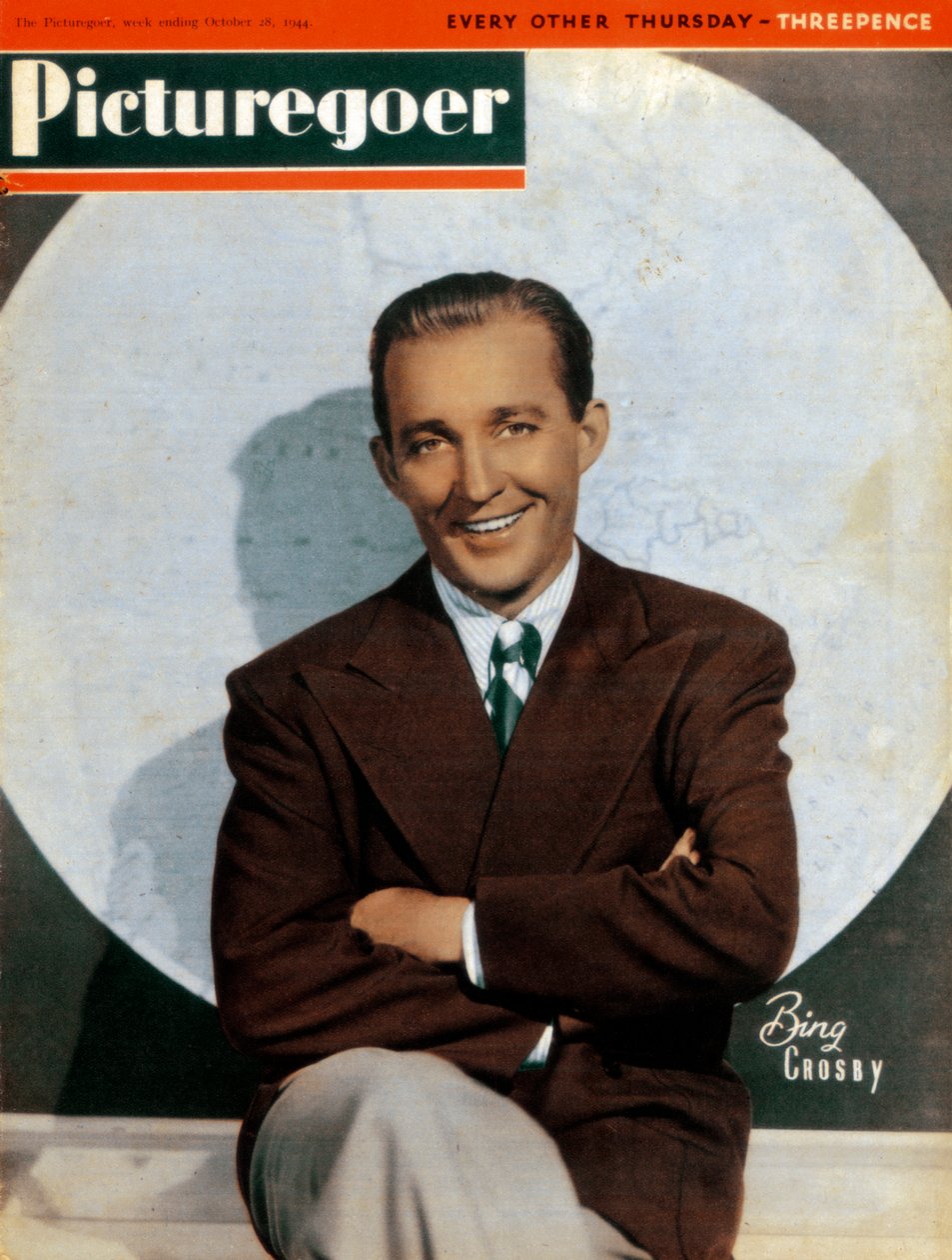 Bing Crosby 1903-1977, amerikansk sångare och skådespelare, 1944 av Unbekannt