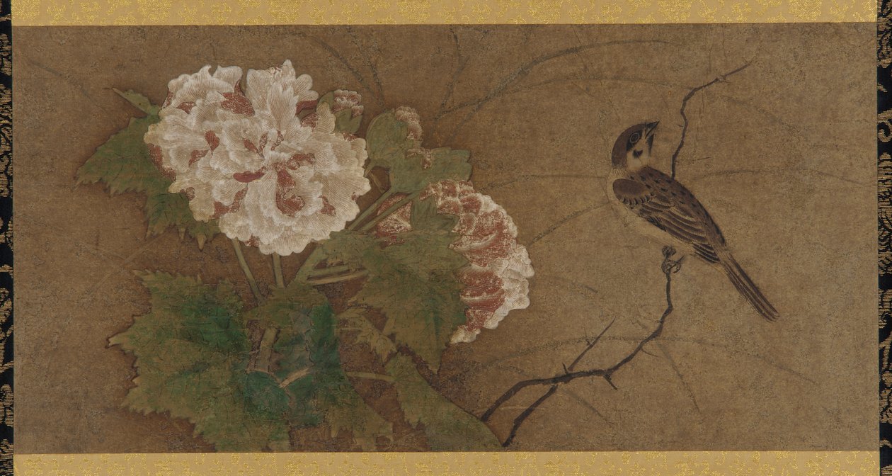 Fågel och blommor, Muromachi-perioden, 1400-1500-talet. av Unbekannt