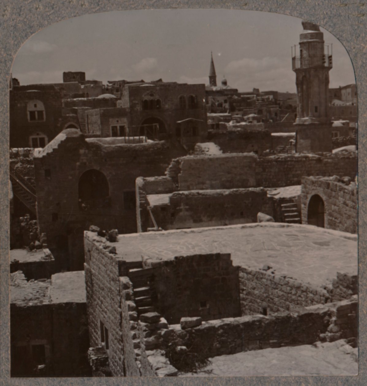 Lydda i fågelperspektiv, c1900 av Unbekannt