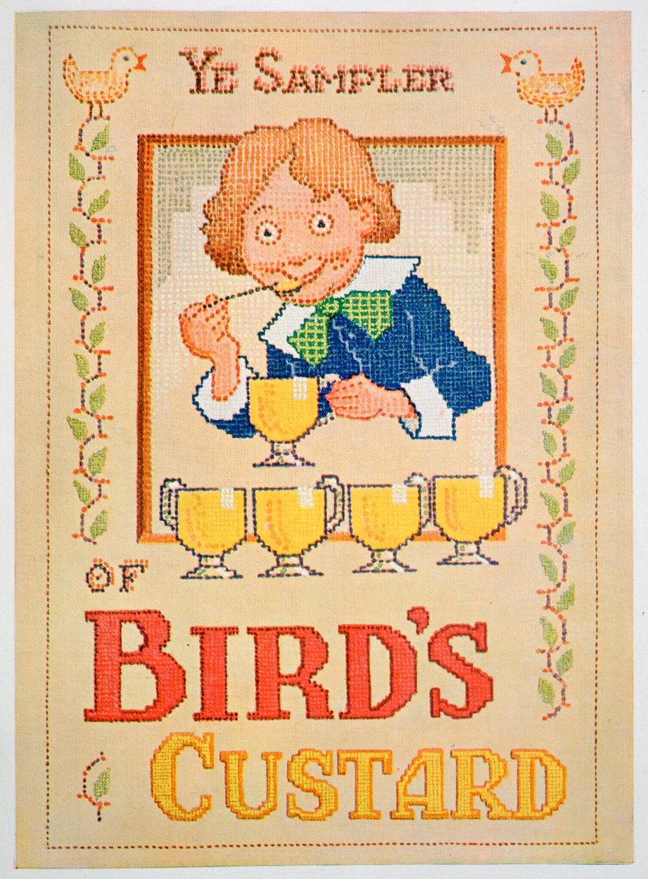 Birds Custard-annons, 1929 av Unbekannt