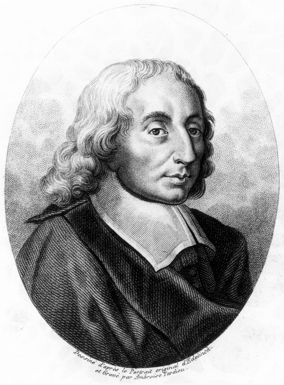 Blaise Pascal, fransk matematiker, fysiker och filosof, ca 1660 av Unbekannt