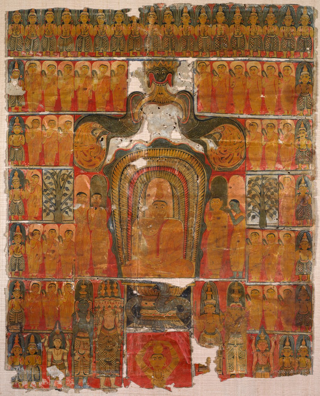Välsignade Lord Buddha, 1700-talet. av Unbekannt