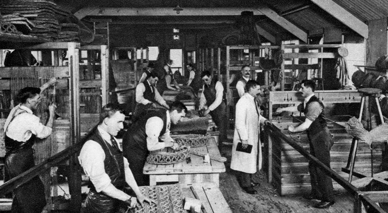 Blindmattor från St Dunstans, London, 1926-1927 av Unbekannt