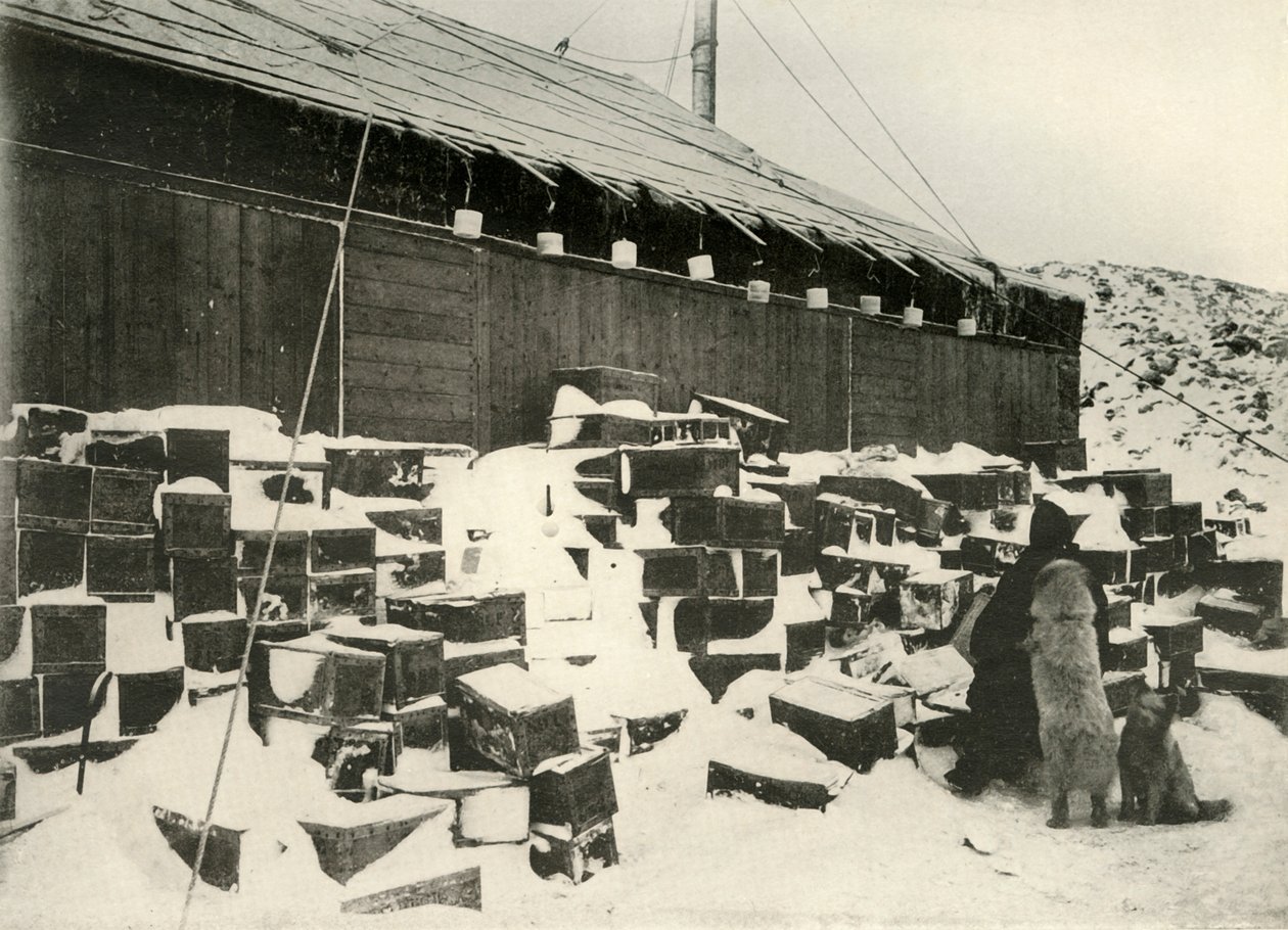 Isblock...för att fastställa avdunstningshastigheten, 1908, 1909 av Unbekannt