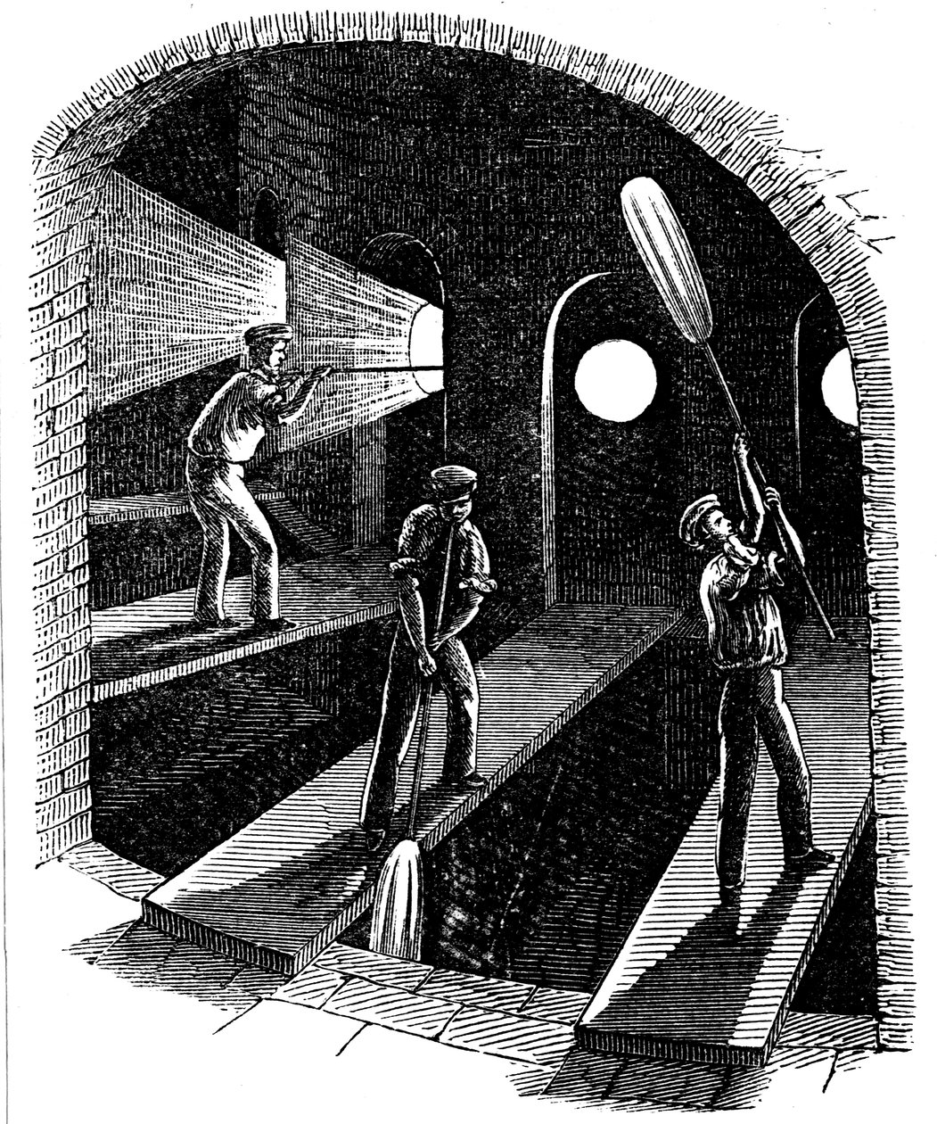 Blåscylinder eller glasplåt, c1860 av Unbekannt