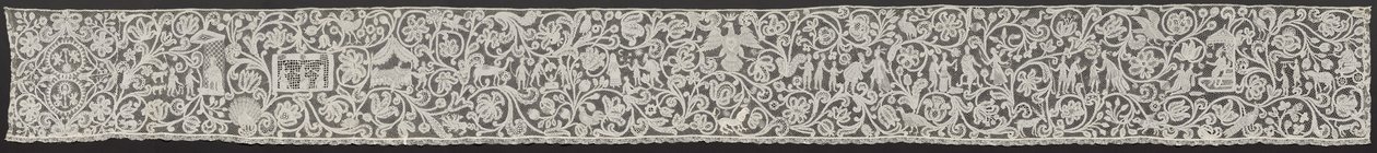 Bobbin Spetsvolang: Punto di Milano, 1700-tal. av Unbekannt