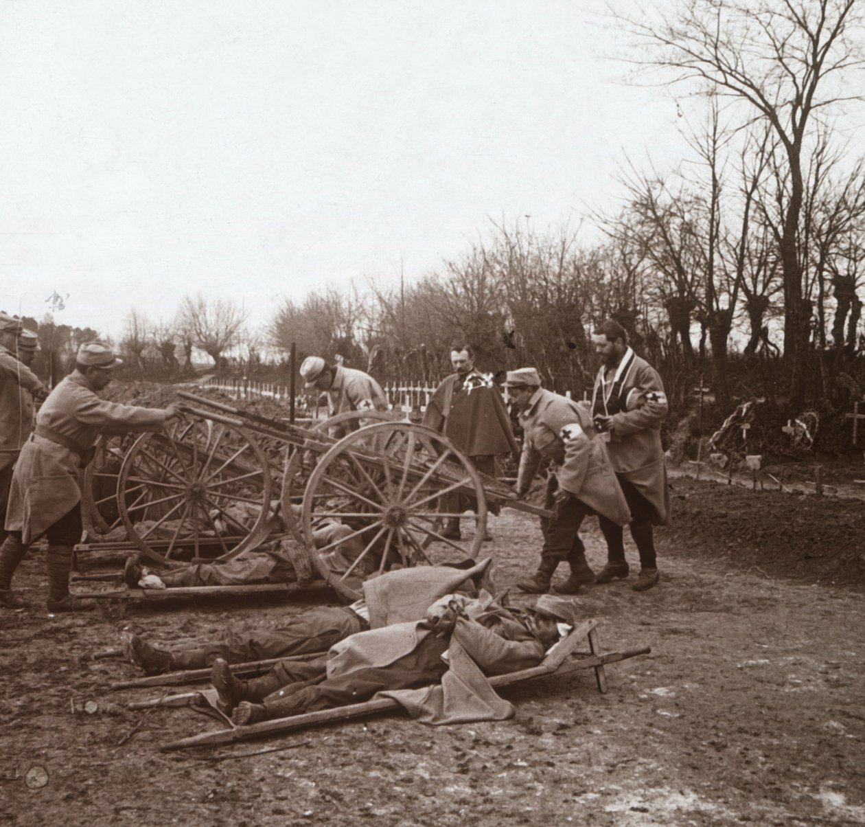 Bodies, Villers-au-Bois, norra Frankrike, c1914-c1918. av Unbekannt