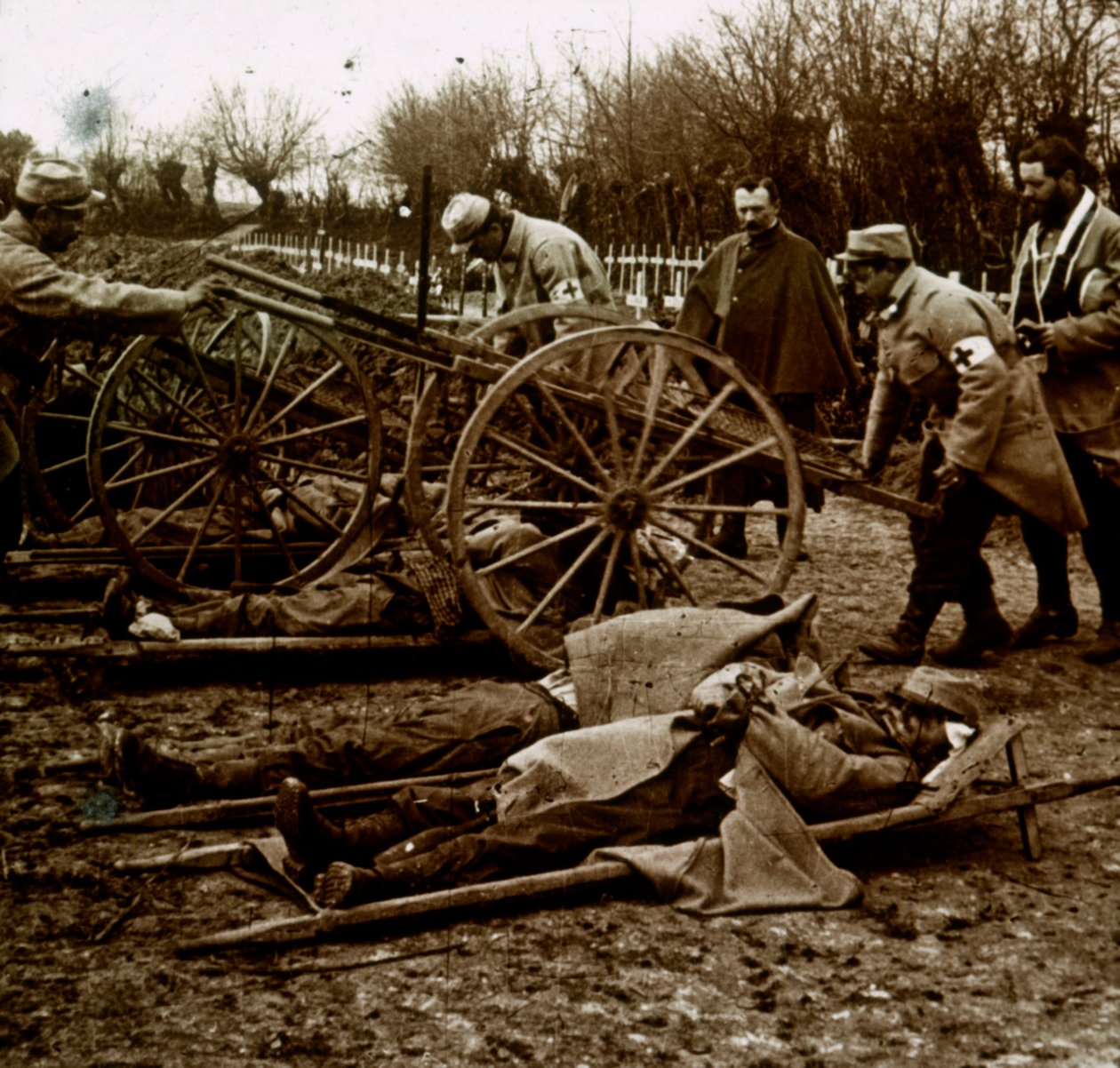 Bodies, Villers-au-Bois, norra Frankrike, c1914-c1918 av Unbekannt