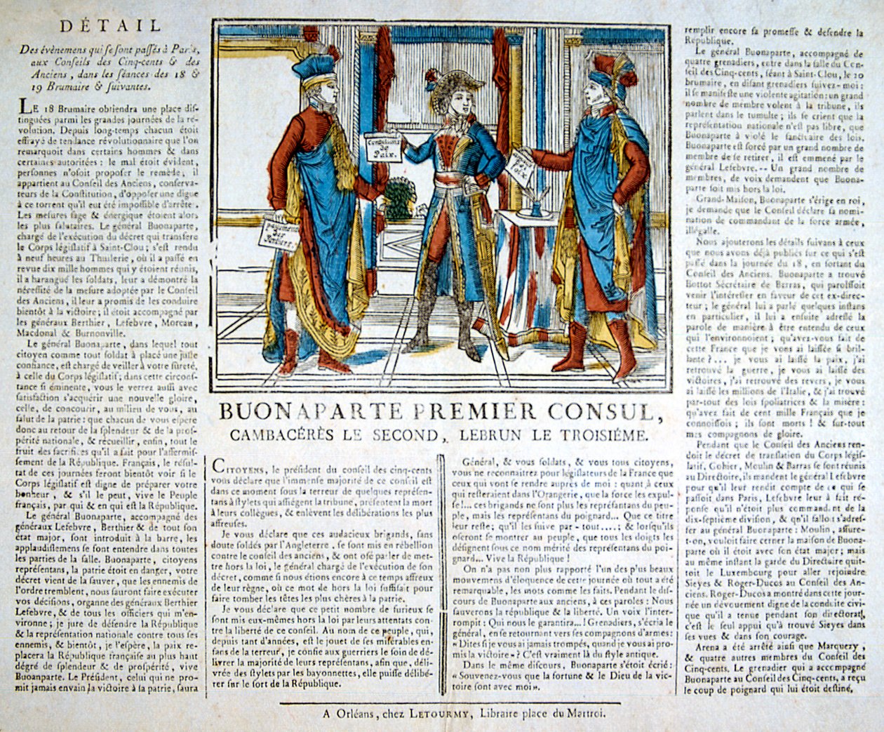 Bonaparte 1:e konsul, 1800-talet av Unbekannt