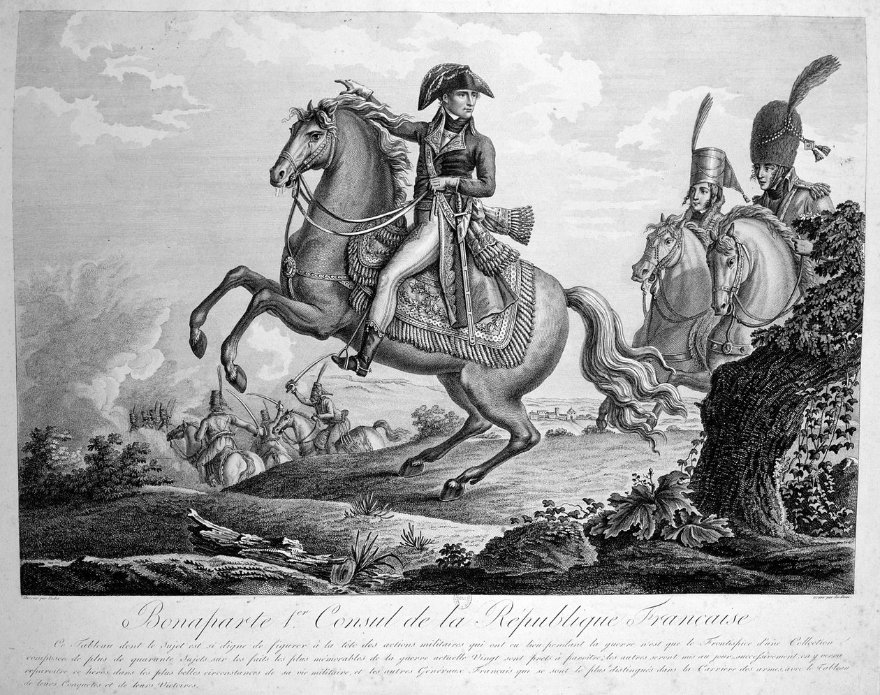 Bonaparte 1:e konsul i den franska republiken, 1800-talet av Unbekannt