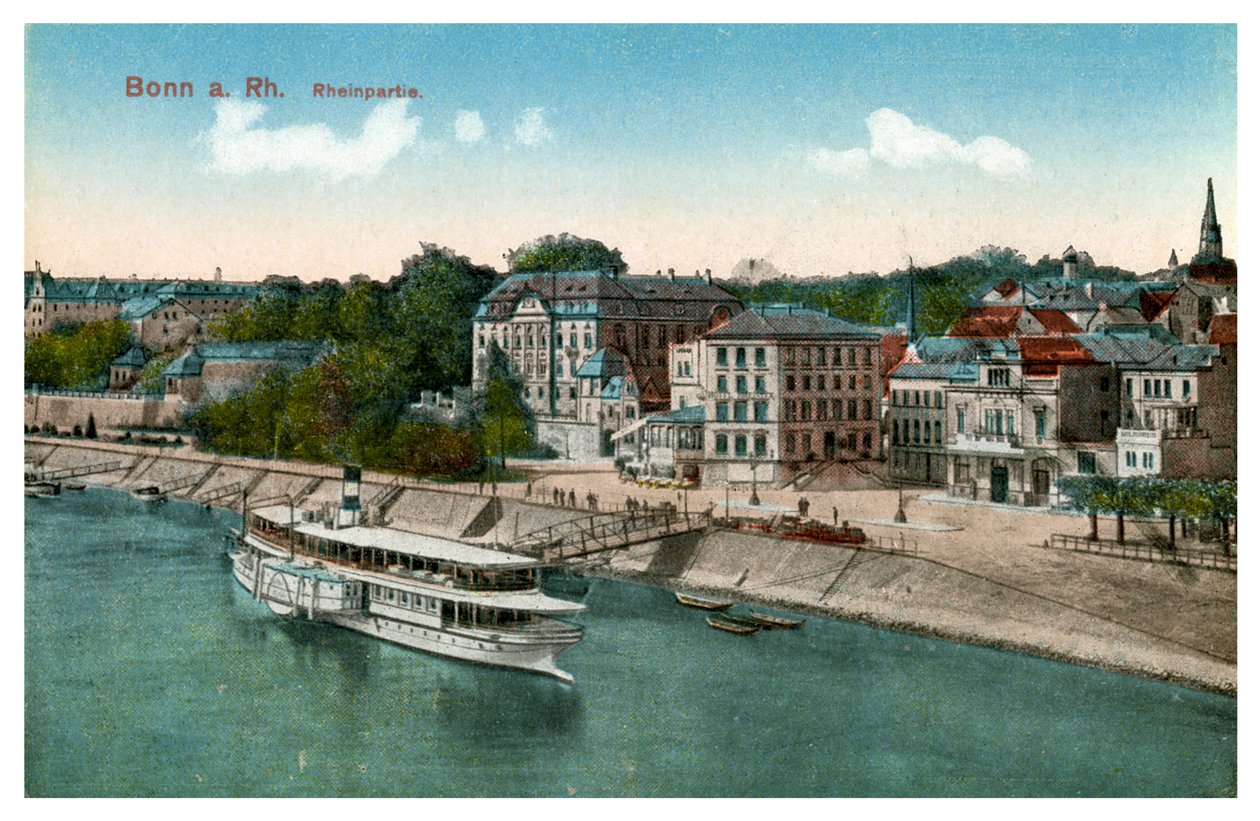 Bonn och floden Rhen, 1900-talet av Unbekannt