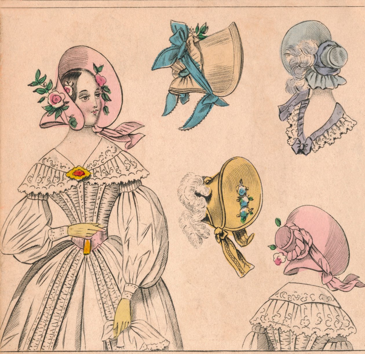 Motorhuvar, 1800-talet. av Unbekannt