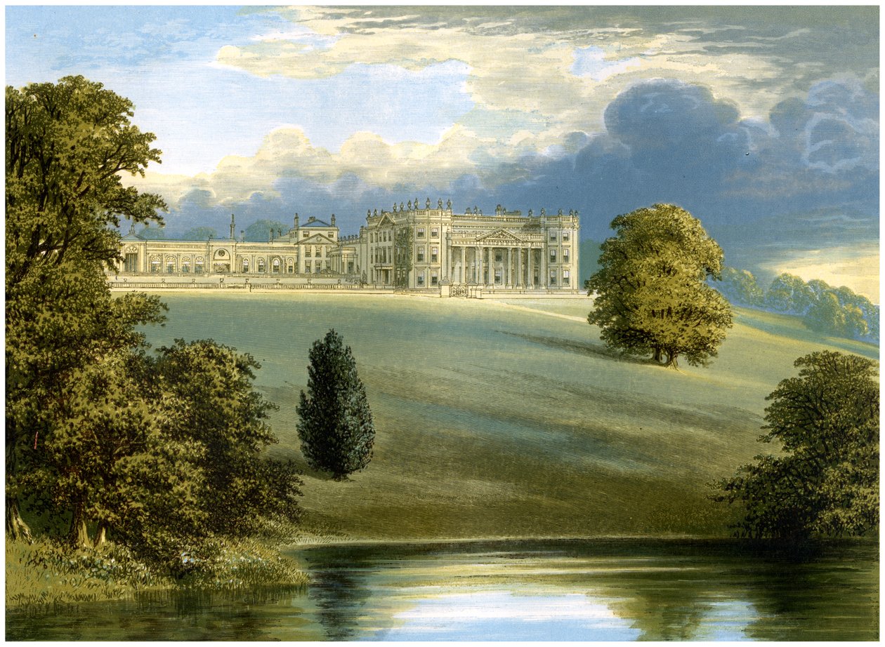 Bowood Park, Wiltshire, hem för Marquess of Lansdowne, c1880 av Unbekannt