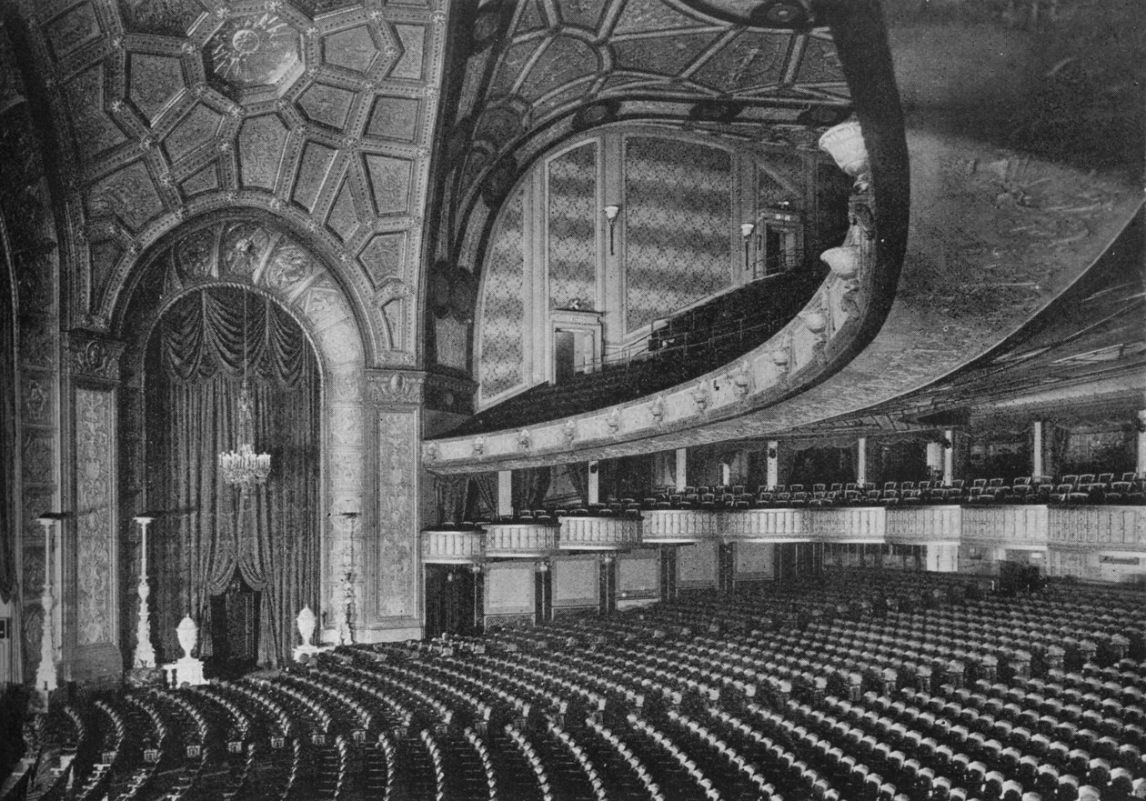 Lådor i Loge Mezzanine, Capitol Theatre, Detroit, Michigan, 1925 av Unbekannt